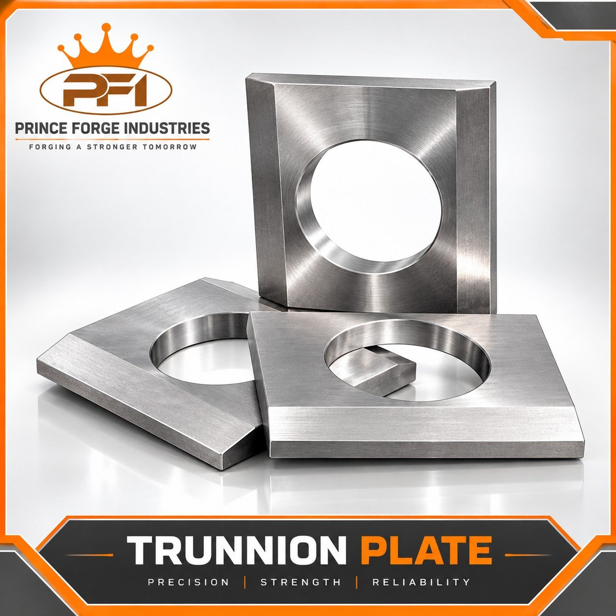 Trunnion plates from Prince Forge Industries catalogue